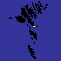 Landkarte F&auml;roer