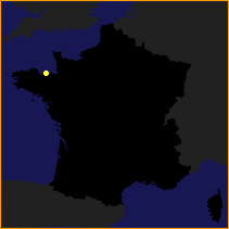 Landkarte Frankreich