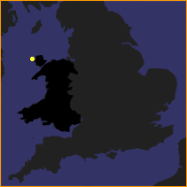 Landkarte Wales