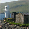 Leuchtturm Firth's Voe (Shetland Islands)