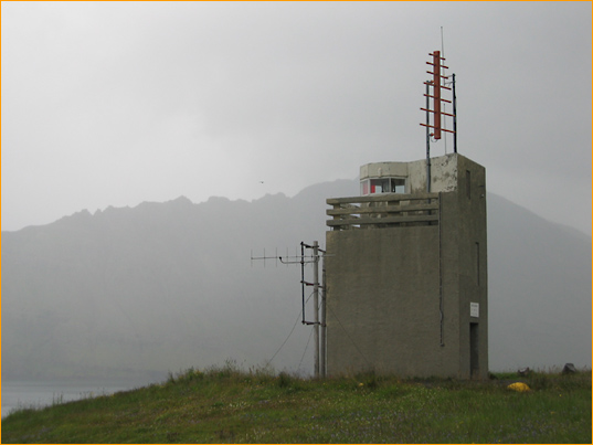 Leuchtturm Norðfj&ouml;rdur