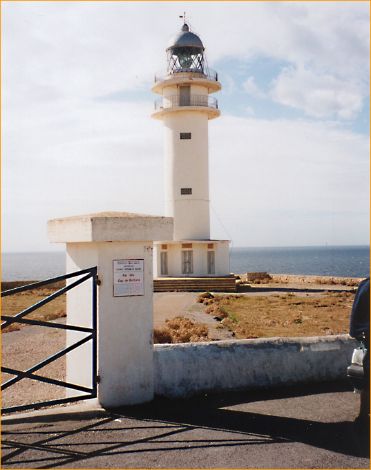 Leuchtturm  Cap de Barbariar, Formentera (Spanien)
